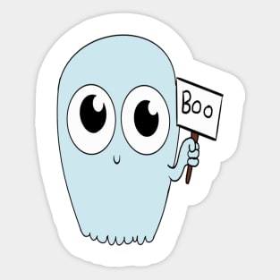 Boo Ghost Sticker